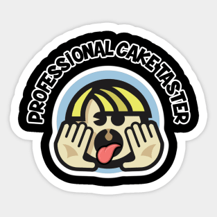 Professional Cake Taster Sticker